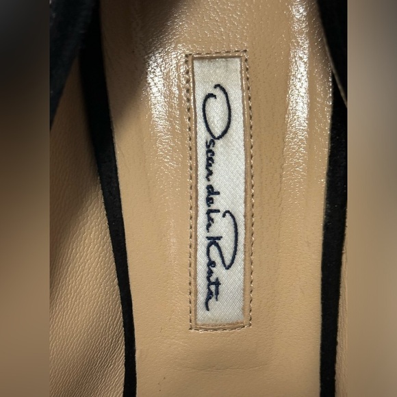 💎Oscar de la Renta Suede Heels with Embellishments - Women's Size 38💎 - Picture 12 of 16